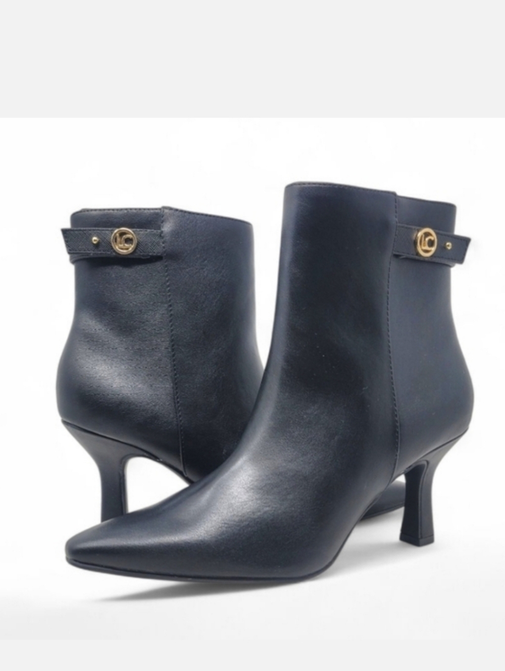 LiZ Claiborne Otto Black Ankle Boot Size 7